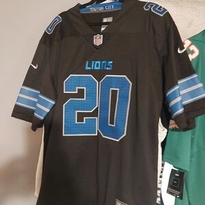 NFL Lions Black and Blue Jersey